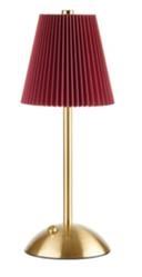 LAMPADA DA TAVOLO LED RIC.USB BORDEAUX D.11,5XH.30CM