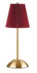 LAMPADA DA TAVOLO LED RIC.USB BORDEAUX D.11,5XH.30CM