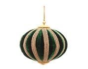 PALLINA PVC FLOCCATA VERDE/ORO CM.10