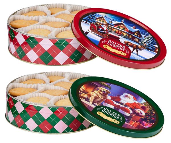 CONF. LATTA 340GR. BISCOTTI AL BURRO THE STORY OF SANTA