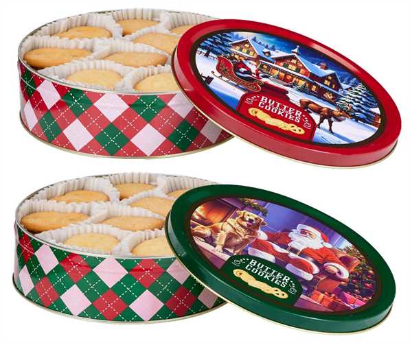 CONF. LATTA 340GR. BISCOTTI AL BURRO THE STORY OF SANTA