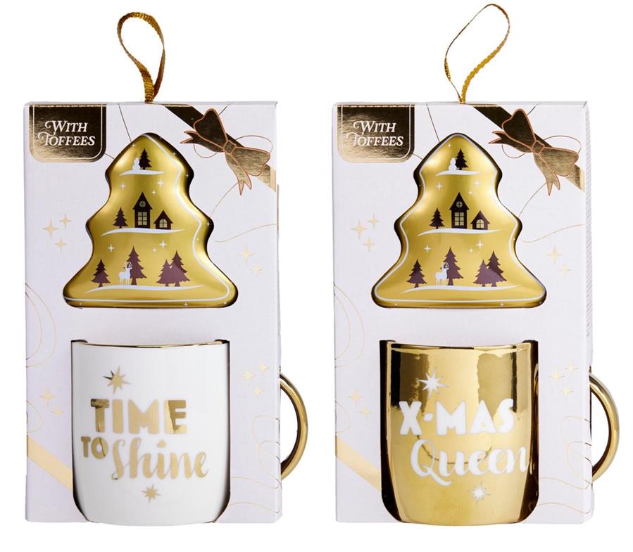 GIFT BOX MUG+CARAMELLE TOFEE TIME TO SHINE