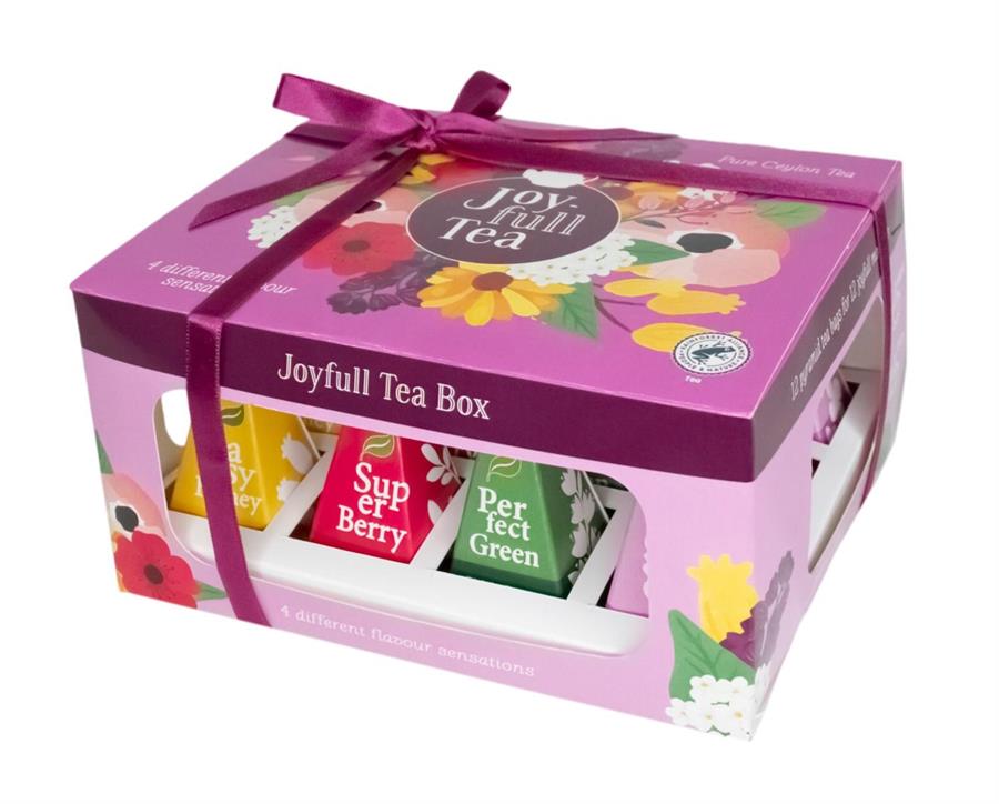 CONFEZIONE JOYFULL PYRAMID 12 TEA BOX