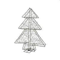 ALBERO CON 60 MICRO LED BIAN/CALDO OUTDOOR L55-W8-H70CM