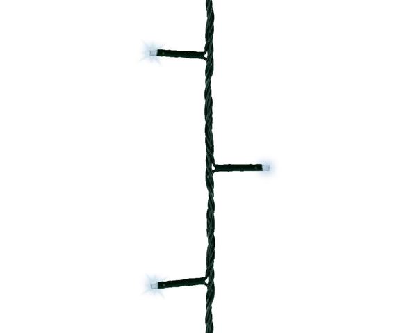 CATENA LUCE FREDDA 100LED MT.5 FILO VERDE CON EFFETTI IP44