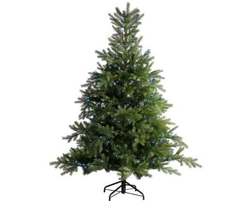 CATENA LUCE BLU 240LED MT.18 FILO NERO IP44 TIMER