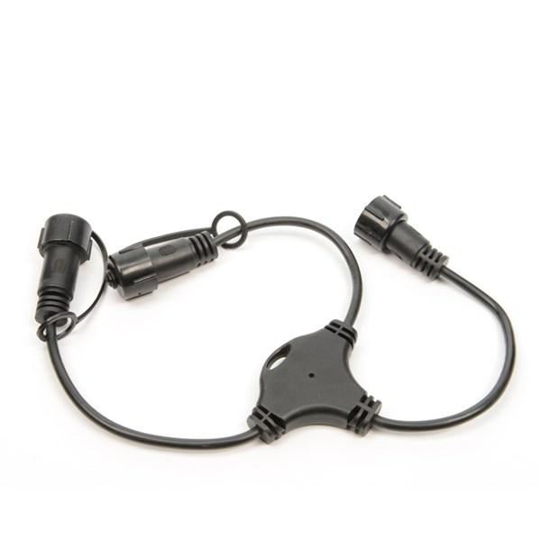 CONNETTORE-T LED CONNECT 24V. 45CM FILO NERO OUTDOOR